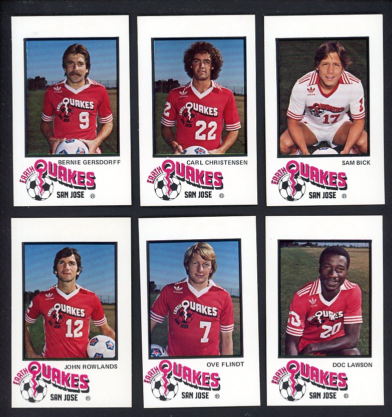 1979 Carls Jr San Jose Earthquakes Complete Set 560067