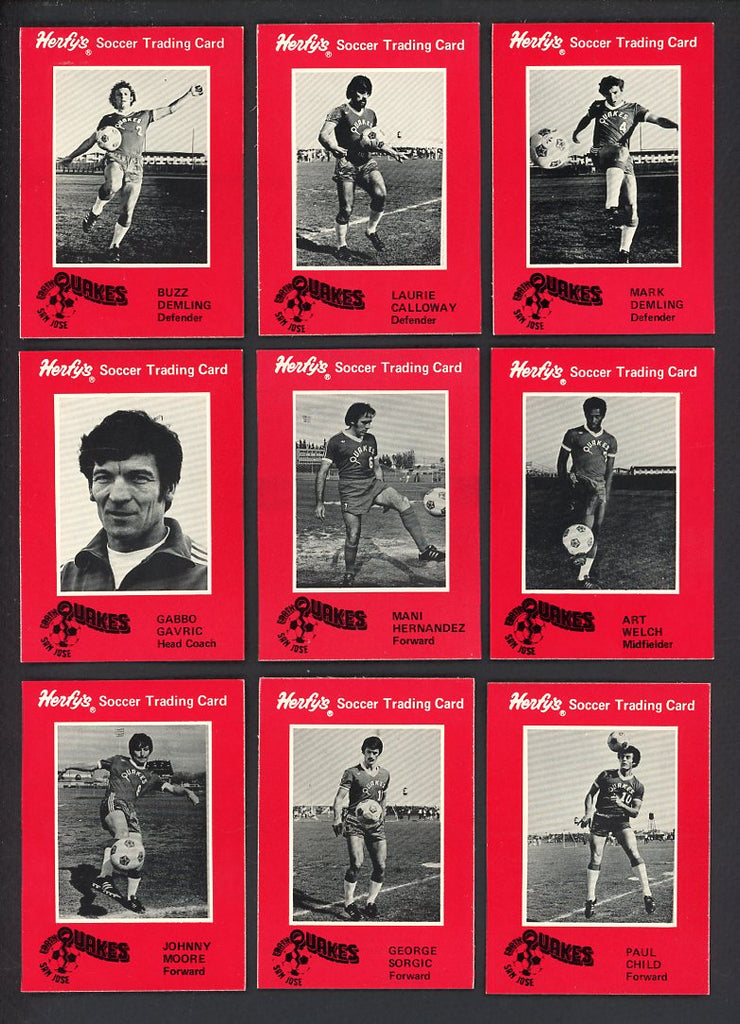 1976 Herfys San Jose Earthquakes Complete Set 560068