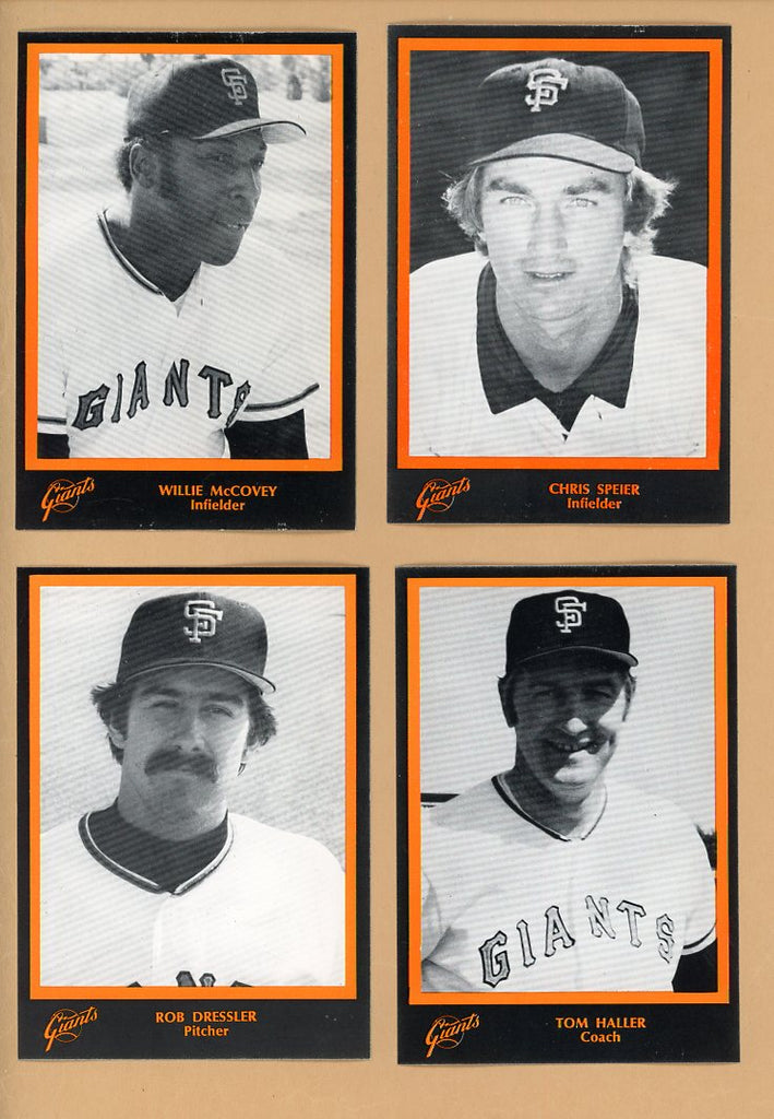 1977 Team Issue San Francisco Giants Complete Set 560076