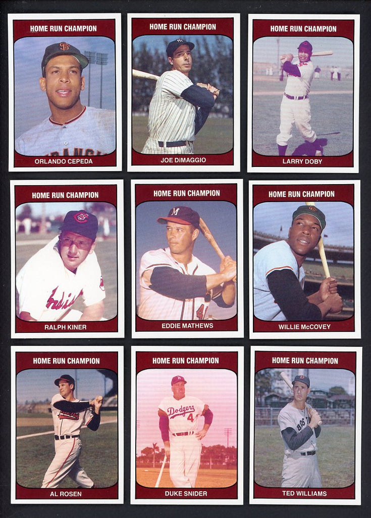 1985 TCMA Home Run Champs Complete Set 560092