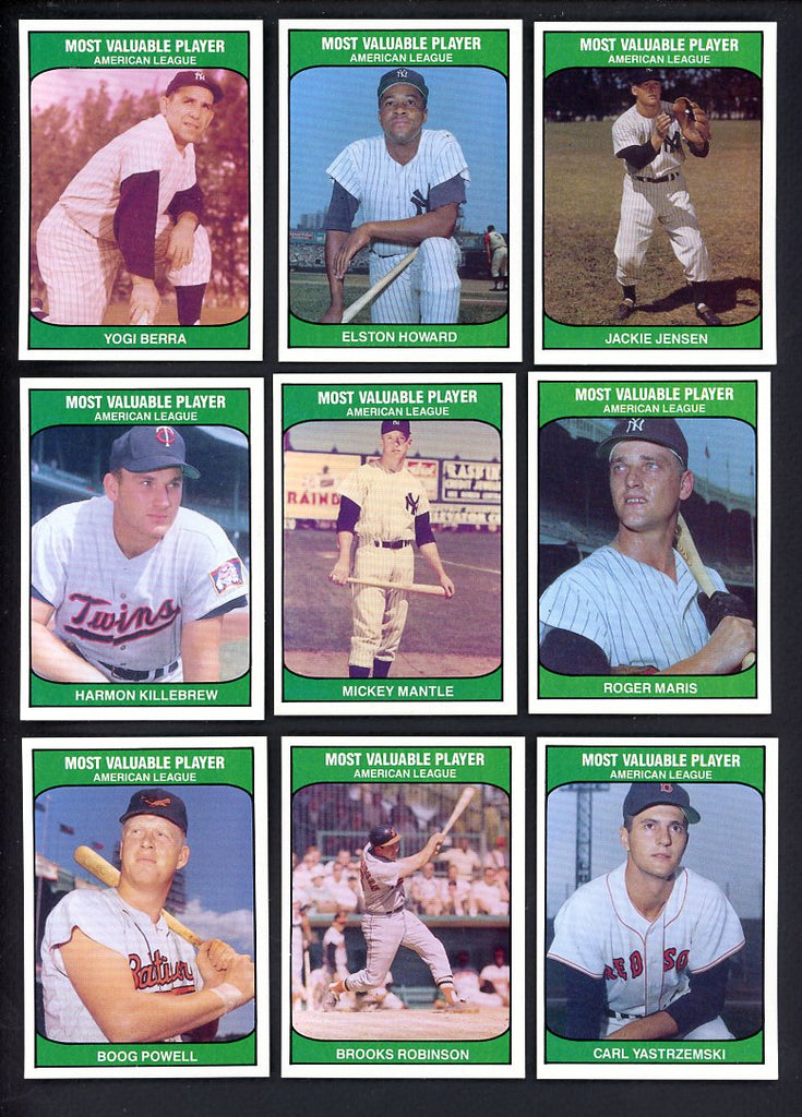 1985 TCMA A.L. Most Valuable Players Complete Set 560093