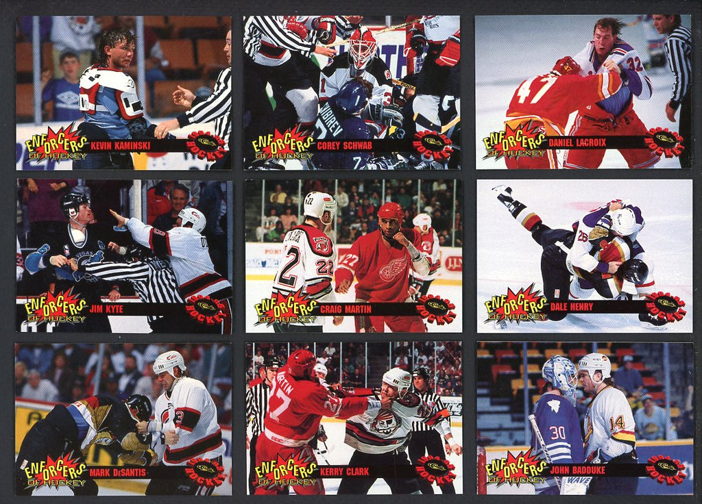 1994 Classic Hockey The Enforcers Complete Set 560112