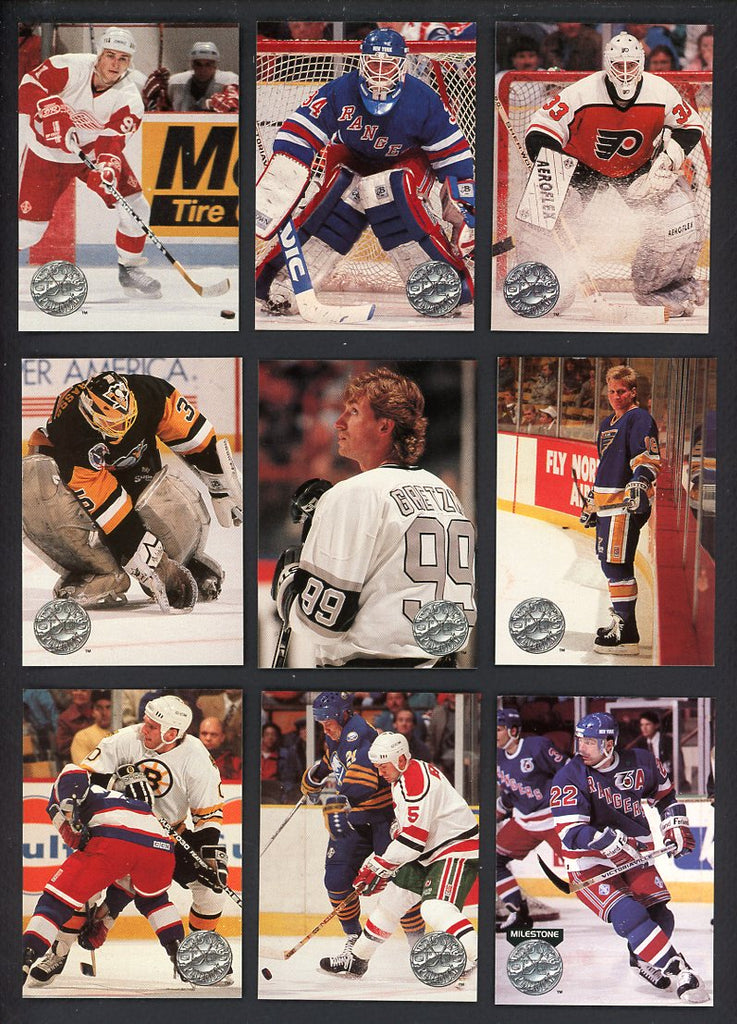 1991 Pro Set Platinum Hockey Milestones Complete Set 560121