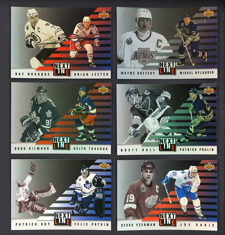 1993 Upper Deck Hockey Next In Line Complete Set 560139
