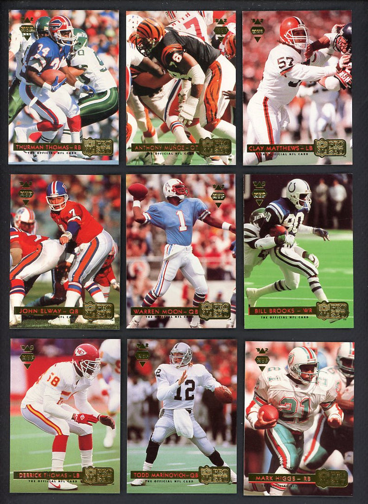 1992 Pro Set Football MVP Complete Set 560160