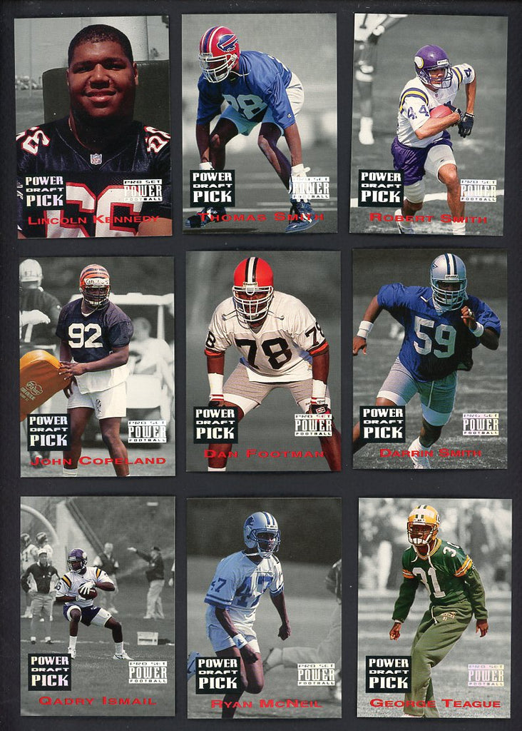 1993 Pro Set Power Football Draft Picks Complete Set 560162