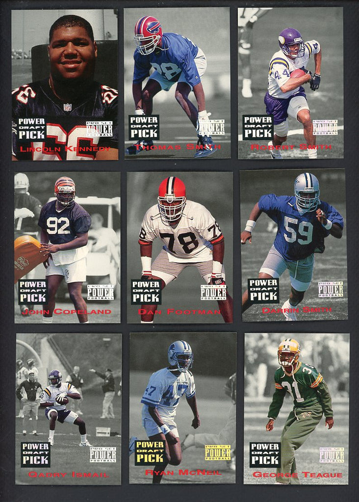 1993 Pro Set Power Football Draft Picks Complete Set 560163