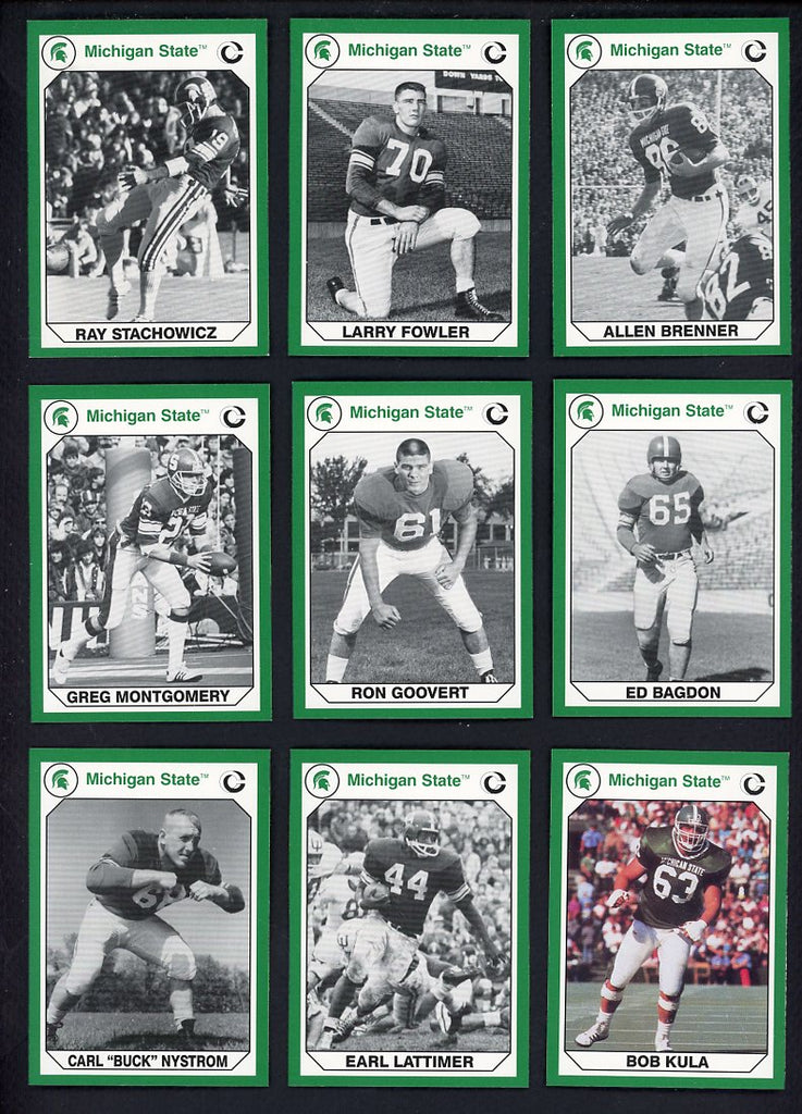 1990 Collegiate Collection Michigan State Spartans Complete Set 560210