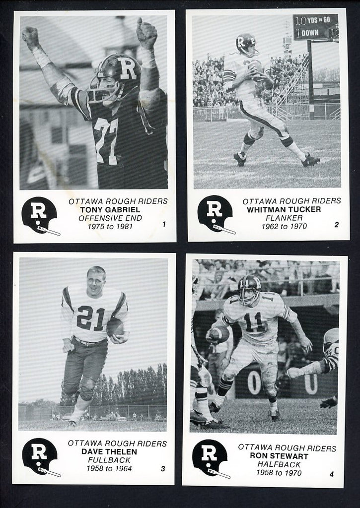 1982 Runge Press Ottawa Roughriders Greats Complete Set 560218