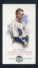 2008 Topps National Convention 1888 Allen & Ginter Lou Gehrig Card