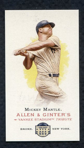 2008 Topps National Convention 1888 Allen & Ginter Mickey Mantle Card