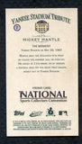 2008 Topps National Convention 1888 Allen & Ginter Mickey Mantle Card