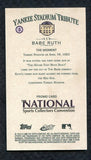 2008 Topps National Convention 1888 Allen & Ginter Babe Ruth Card