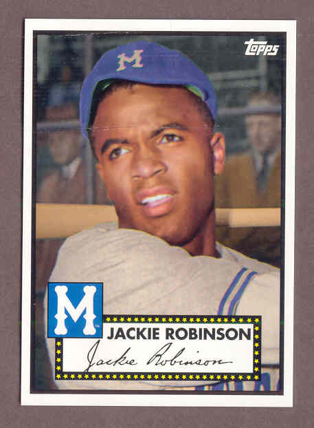 2012 Topps National Convention 1952 Retro Jackie Robinson Montreal Card