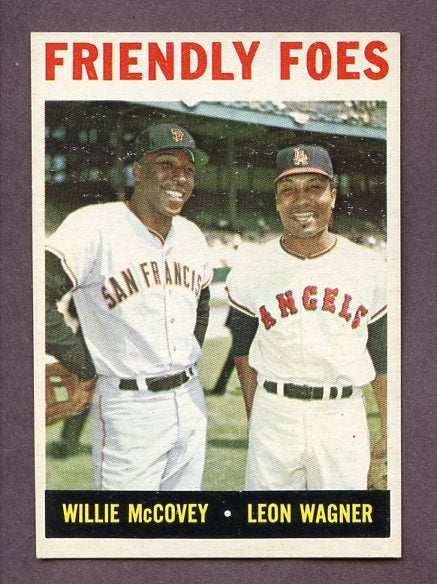 1964 Topps Baseball #041 Willie McCovey Leon Wagner EX-MT 213247