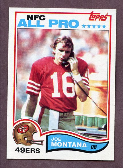 1982 Topps Football  #488 Joe Montana 49ers EX-MT 217869