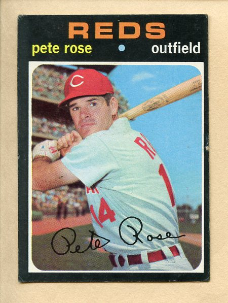 1971 Topps Baseball #100 Pete Rose Reds VG 218769