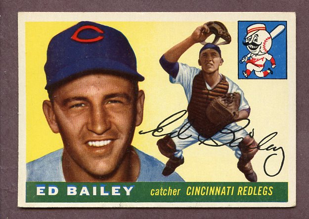 1955 Topps Baseball #069 Ed Bailey Reds EX-MT 220987