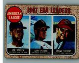 1968 Topps Baseball #008 A.L. ERA Leaders Joe Horlen Gary Peters VG-EX 244434
