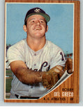 1962 Topps Baseball #548 Bobby Del Greco A's VG-EX 264276