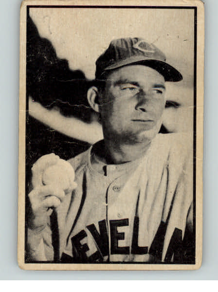1953 Bowman Black & White Baseball #027 Bob Lemon Indians FR-GD 276506