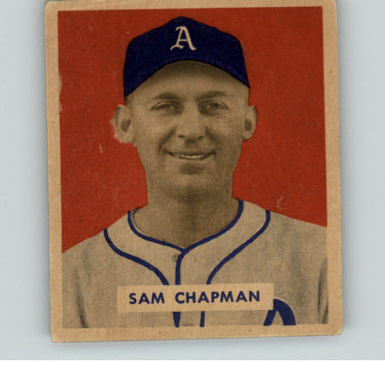 1949 Bowman Baseball #112 Sam Chapman A's EX+/EX-MT 278154