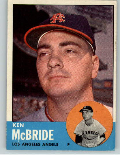 1963 Topps Baseball #510 Ken McBride Angels EX 286431