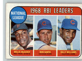 1969 Topps Baseball #004 N.L. RBI Leaders Willie McCovey EX-MT 288546