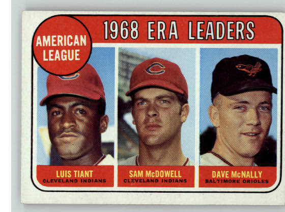1969 Topps Baseball #007 A.L. ERA Leaders EX-MT 288556