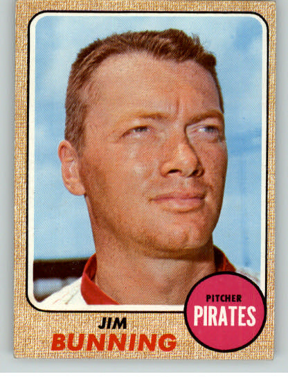 1968 Topps Baseball #215 Jim Bunning Pirates EX 289899