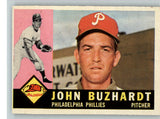1960 Topps Baseball #549 John Buzhardt Phillies NR-MT 297016