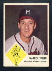 1963 Fleer #045 Warren Spahn Braves VG-EX 297500