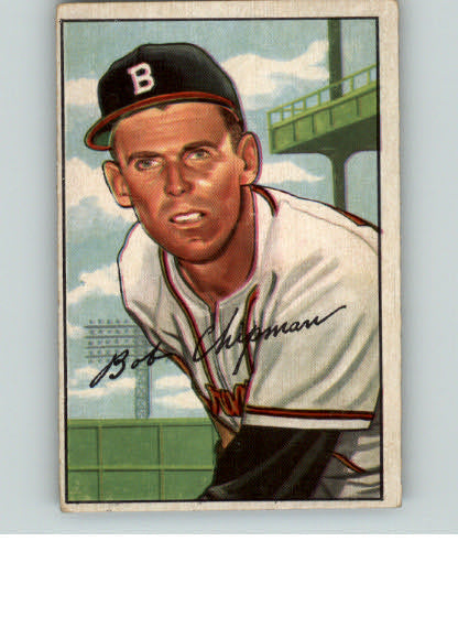 1952 Bowman Baseball #228 Bob Chipman Braves VG-EX 298526