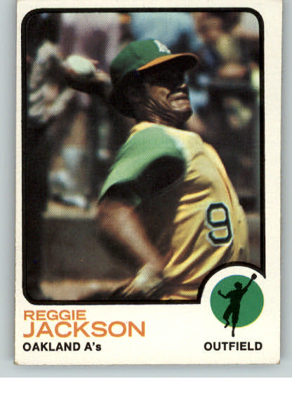 1973 Topps Baseball #255 Reggie Jackson A's EX-MT 301769