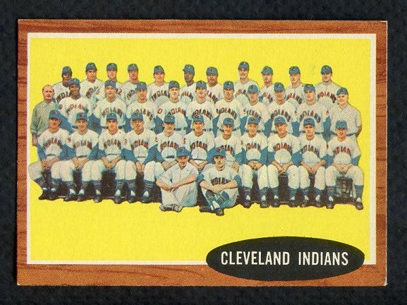 1962 Topps Baseball #537 Cleveland Indians Team NR-MT 302694