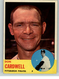 1963 Topps Baseball #575 Don Cardwell Pirates EX 303829