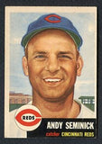 1953 Topps Baseball #153 Andy Seminick Reds EX-MT 304954