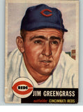 1953 Topps Baseball #209 Jim Greengrass Reds VG 305119