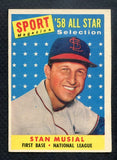 1958 Topps Baseball #476 Stan Musial A.S. Cardinals EX-MT 305305