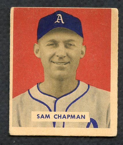 1949 Bowman Baseball #112 Sam Chapman A's VG 310255