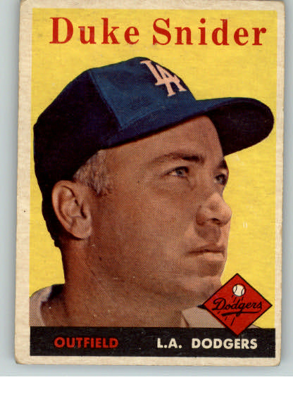 1958 Topps Baseball #088 Duke Snider Dodgers VG-EX 311911