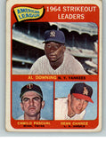 1965 Topps Baseball #011 A.L. Strike Out Leaders VG-EX 312819