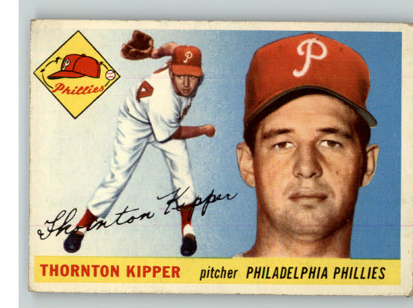 1955 Topps Baseball #062 Thornton Kipper Phillies EX 313198