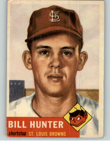 1953 Topps Baseball #166 Billy Hunter Browns VG-EX 314791
