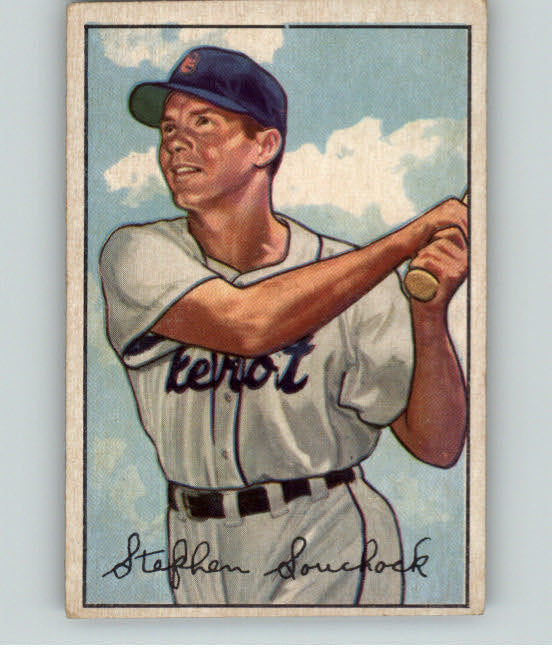 1952 Bowman Baseball #235 Steve Souchock Tigers EX 315180