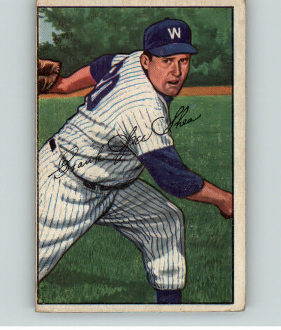 1952 Bowman Baseball #230 Frank Shea Senators VG 315318