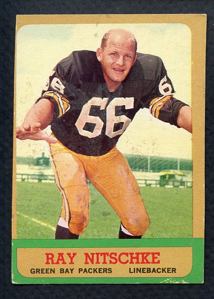 1963 Topps Football #096 Ray Nitschke Packers VG-EX 316763
