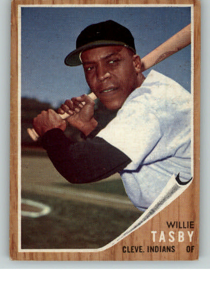 1962 Topps Baseball #462 Willie Tasby Indians NR-MT No Emblem 324049