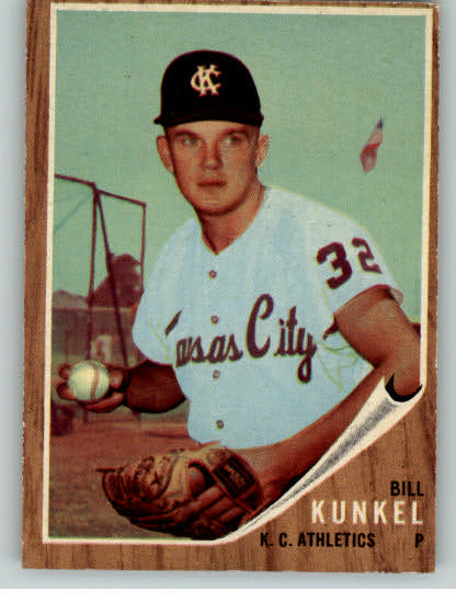 1962 Topps Baseball #147 Bill Kunkel A's EX Variation 324055