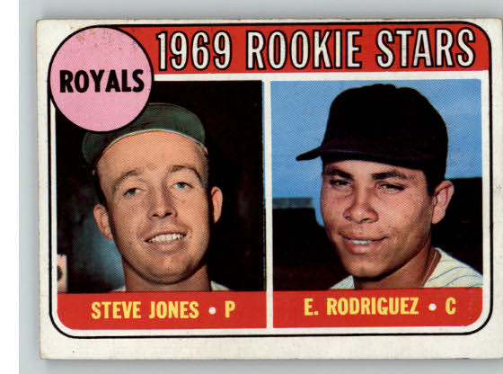 1969 Topps Baseball #049 Royals Rookie Stars VG-EX Variation 324095